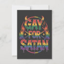 Sök efter djävulen inbjudningar Satan