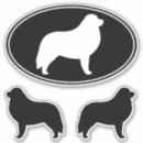 Sök efter underbar vit bildekaler Hund