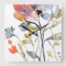 Sök efter fyrkantiga väggklockor klockor Blommigtar