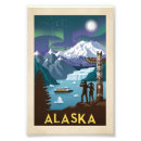 Sök efter norrsken konst Alaska