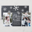 Sök efter snowflake mitt foto kort Krita
