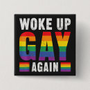 Sök efter gay pride fyrkantiga knappar Homosexuell