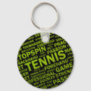 Sök efter tennisbollar nyckelringar Tennislagledare