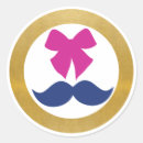 Sök efter mustache runda klistermärken Duscha