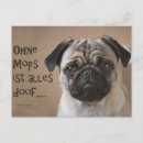 Sök efter mops vykort Hund