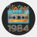 Sök efter 1984 klistermärken Retro