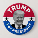 Sök efter presidents kampanj knappar Val