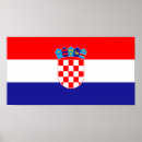 Sök efter kroatisk flagga konst Patriotisk