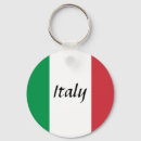 Sök efter italienare nyckelringar Flagga av italien