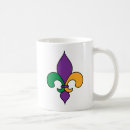 Sök efter lila fleur de lis muggar Louisiana