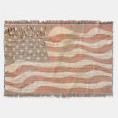 Sök efter amerikanska flaggan filtar Patriotisk