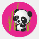 Sök efter bambu klistermärken Panda