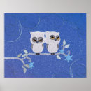 Sök efter uggla på en gren posters För barn