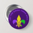 Sök efter lila fleur de lis knappar Karneval