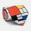 Sök efter mondrian herr slipsar Blå