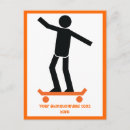 Sök efter skateboarder vykort Sport