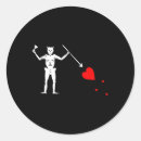 Sök efter pirat flagga klistermärken Skelett