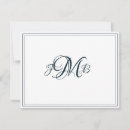Sök efter wedding monogram kort Elegant
