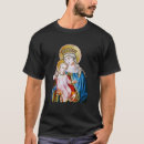 Sök efter virgin mary tshirts Välsignad