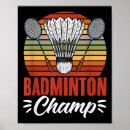 Sök efter racket posters Badminton