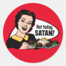 Sök efter satan klistermärken Inte idag satan