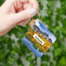 Sök efter berg nyckelringar Blå himmel