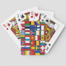 Sök efter flaggor av världen spelkort Global