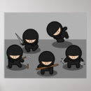 Sök efter ninjas posters Söt