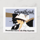 Sök efter cigaretter vykort Kvinna