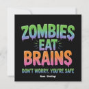 Sök efter zombies inbjudningar Människor (allmänt)