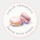 Sök efter franska macarons klistermärken Vattenfärg