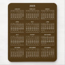 Sök efter enkel kalender musmattor Minimal