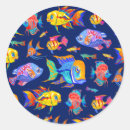 Sök efter roligt fiske klistermärken Vilda djur