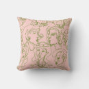 Sök efter kvinna ansikte kuddar Abstrakt