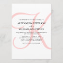 Sök efter chicens moderna elegant bröllop inbjudningar Enkel