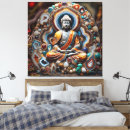 Sök efter buddha canvastryck Status
