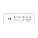 Sök efter monogramreturadress Människor (allmänt)