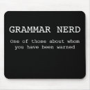 Sök efter grammatik musmattor Nerd