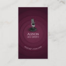 Sök efter podcast visitkort Vokalist