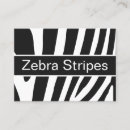 Sök efter zebra visitkort Abstrakt