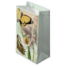 Sök efter tropiska blommor presentpåsar Grönt