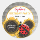 Sök efter ladybug klistermärken Blommigt