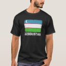 Sök efter uzbekistan tshirts Flagga