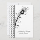Sök efter black and white damask inbjudningar Elegant