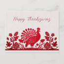 Sök efter röd kalkon vykort Thanksgiving