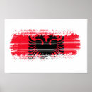 Sök efter albania flagga posters Albansk