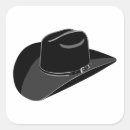 Sök efter cowboyhattar klistermärken Svart
