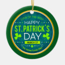Sök efter irländare julgransprydnader Shamrock
