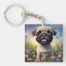 Sök efter förtjusande valp nyckelringar Konstig