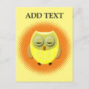 Sök efter tecknad uggla vykort Roligt